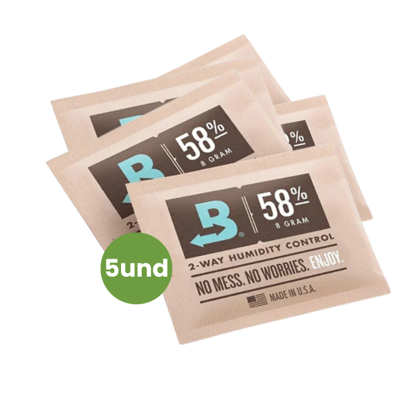 Kit Boveda - 58 % - 5 Sachês 8g