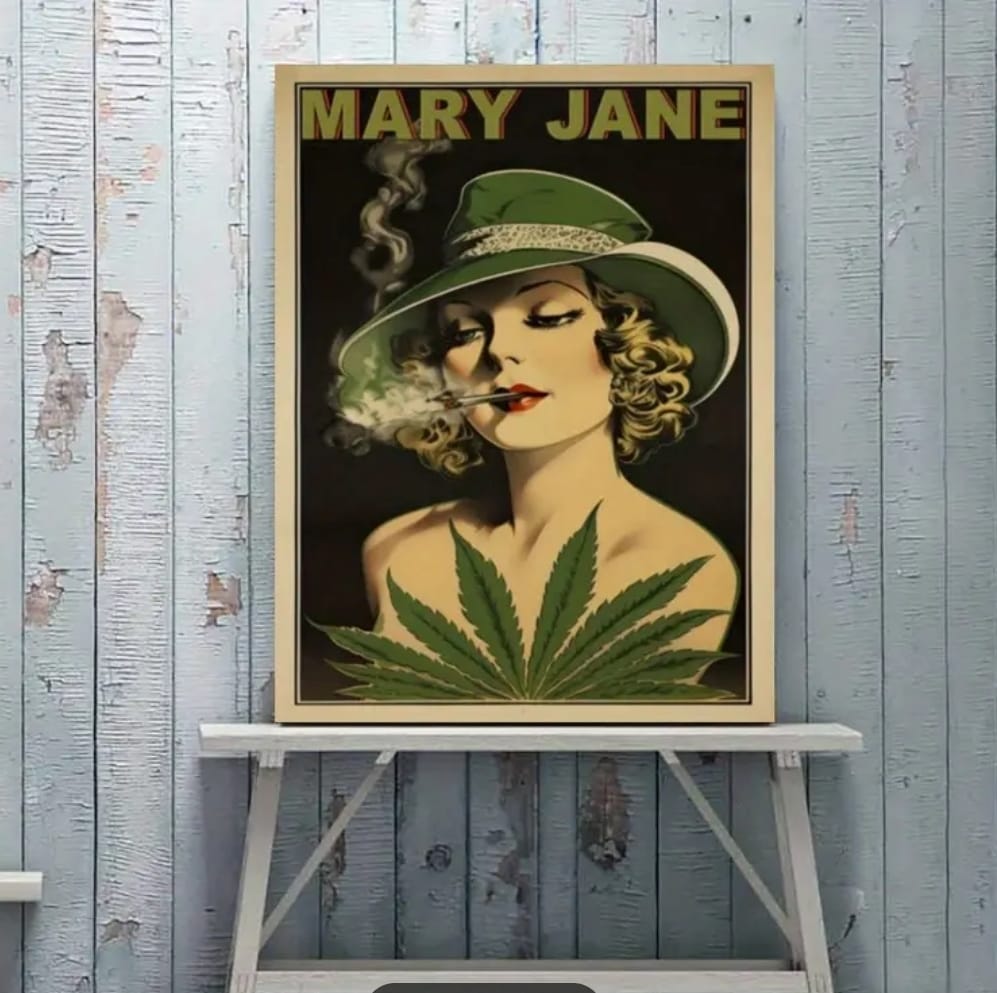 Poster - Mary Jane - Retro sem moldura