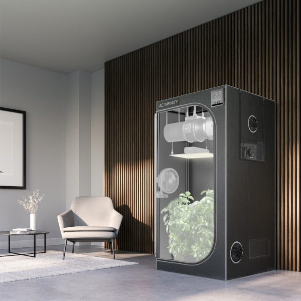 ESTUFA CLOUDLAB 722, tenda de cultivo 60x60x180 cm - Estrutura reforçada (2,2mm)maior densidade Lona Mylar Diamond 2000 - Imagem 5