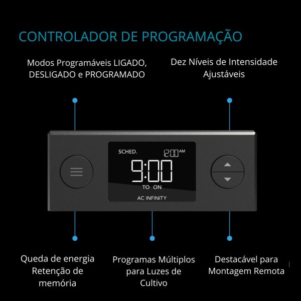 Domo de Propagação AC INFINITY, kit de germinação e clonagem com tapete térmico para mudas 72 celulas - Imagem 8