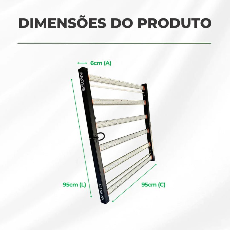 PAINEL LED QB PRO 650W (Deep Blue + Deep Red) - Imagem 7