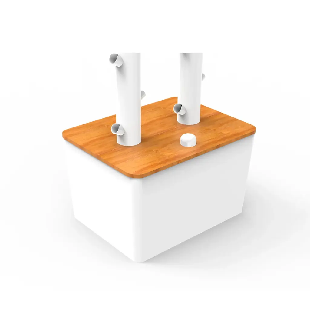 Kit hidropônico N18 Tower System para 20 plantas COM iluminação de Led - Imagem 5