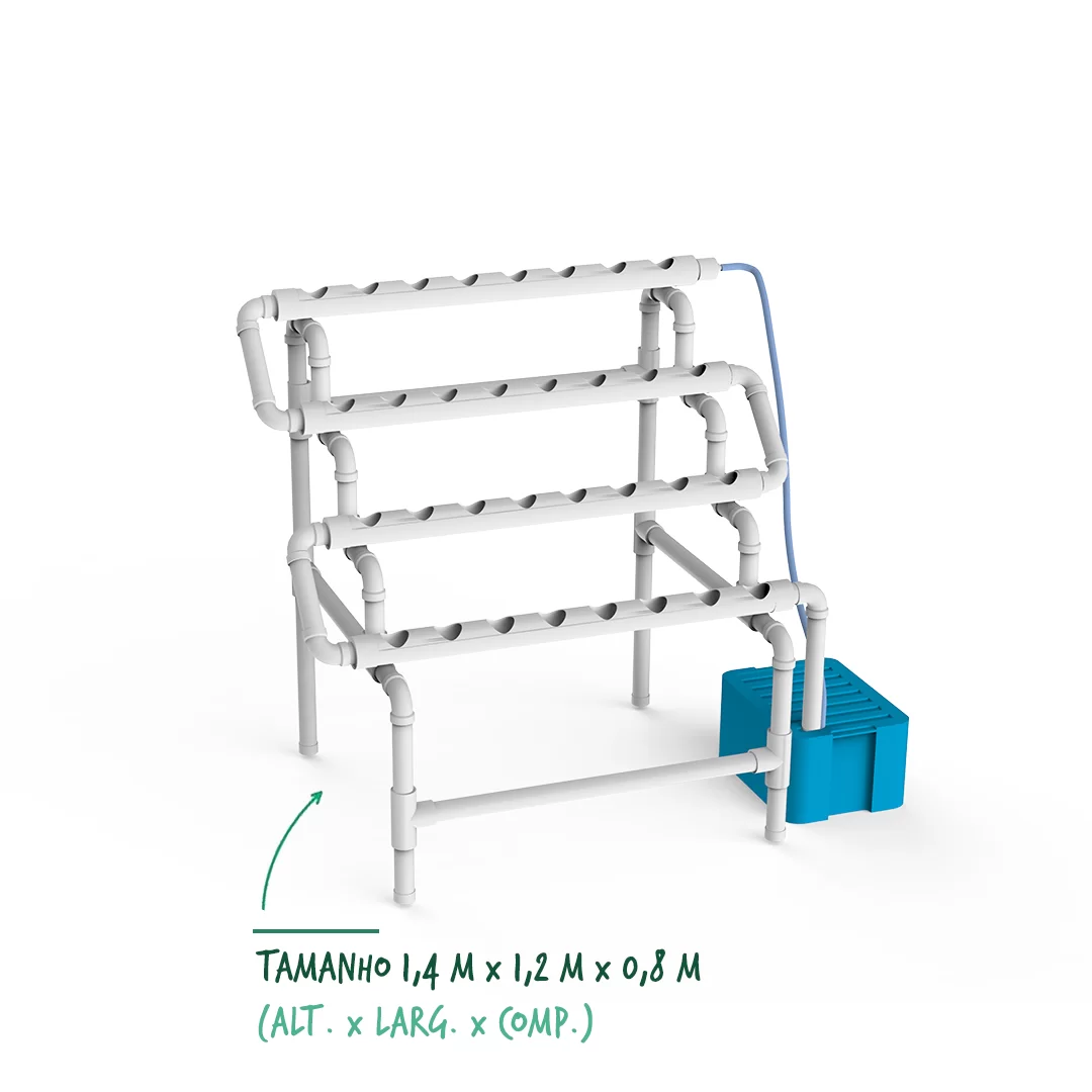 Kit hidropônico N9 NFT System para 32 plantas - Imagem 2